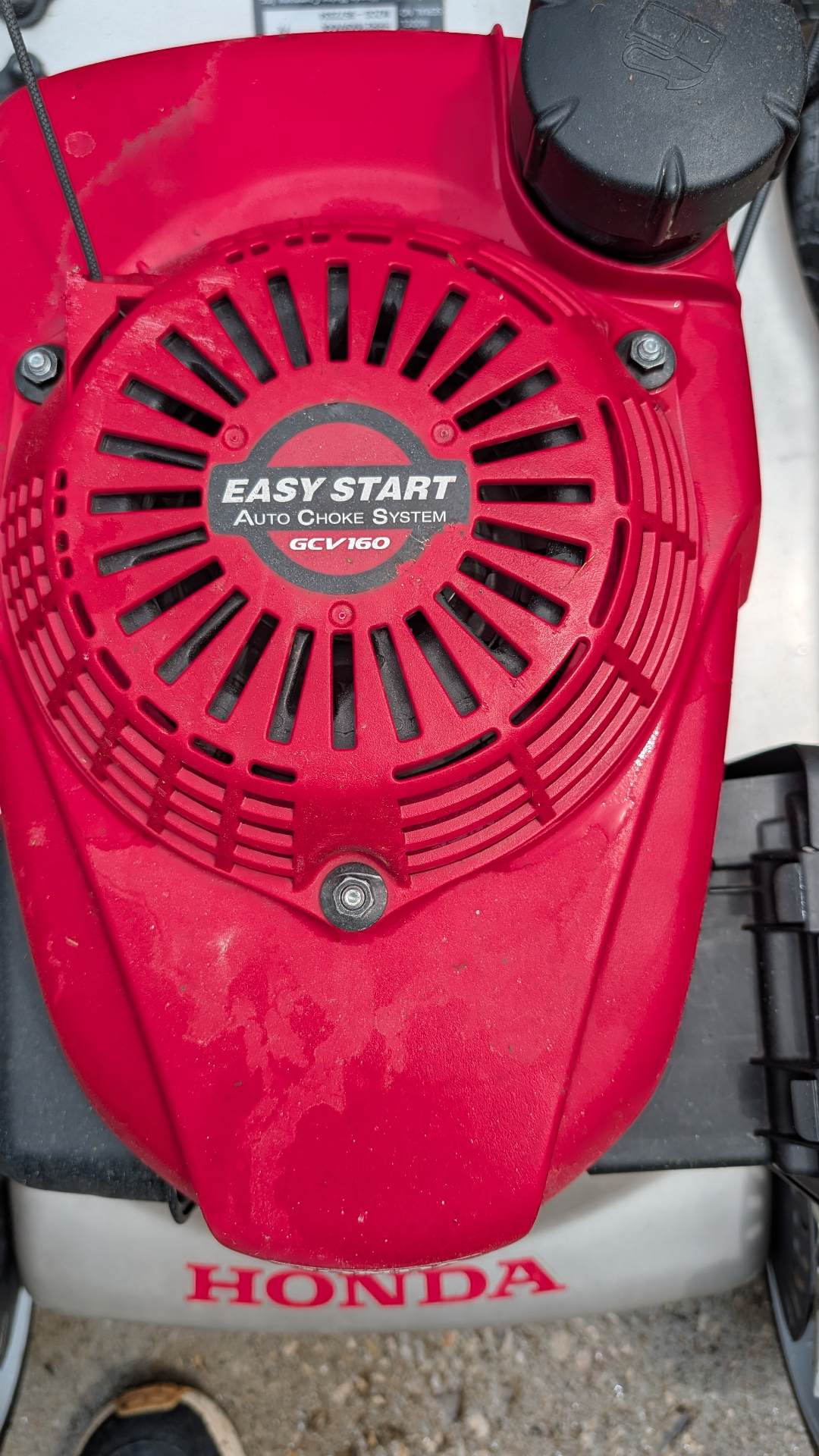Honda GCV160 Easy Start engine on a push mower